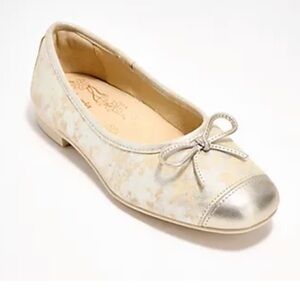 Alegria Champagne Mist Tayla Ballet Bow Flats Size EU 39 US 9 Non Skid comfort